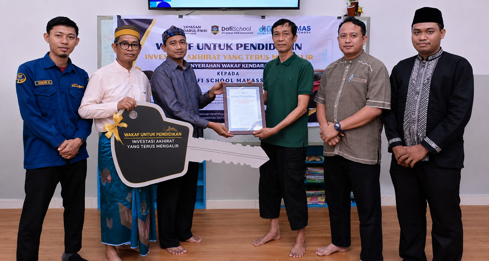 Dari Hati untuk Generasi: Wakaf Kendaraan Operasional Perkuat Pelayanan Pendidikan bagi 1.500 Warga DAFI School